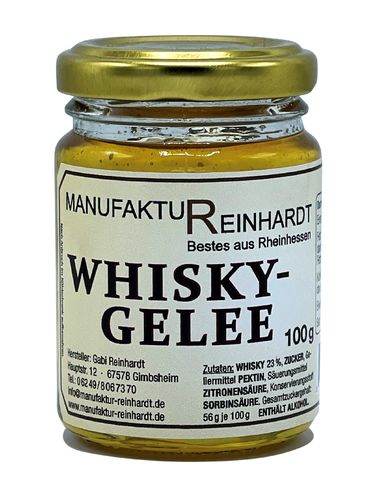 Manufaktur Reinhardt Whisky Gelee 100g