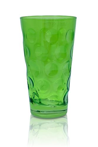 Farbiges Dubbeglas - 0,5 L - ganz gefärbt - grün